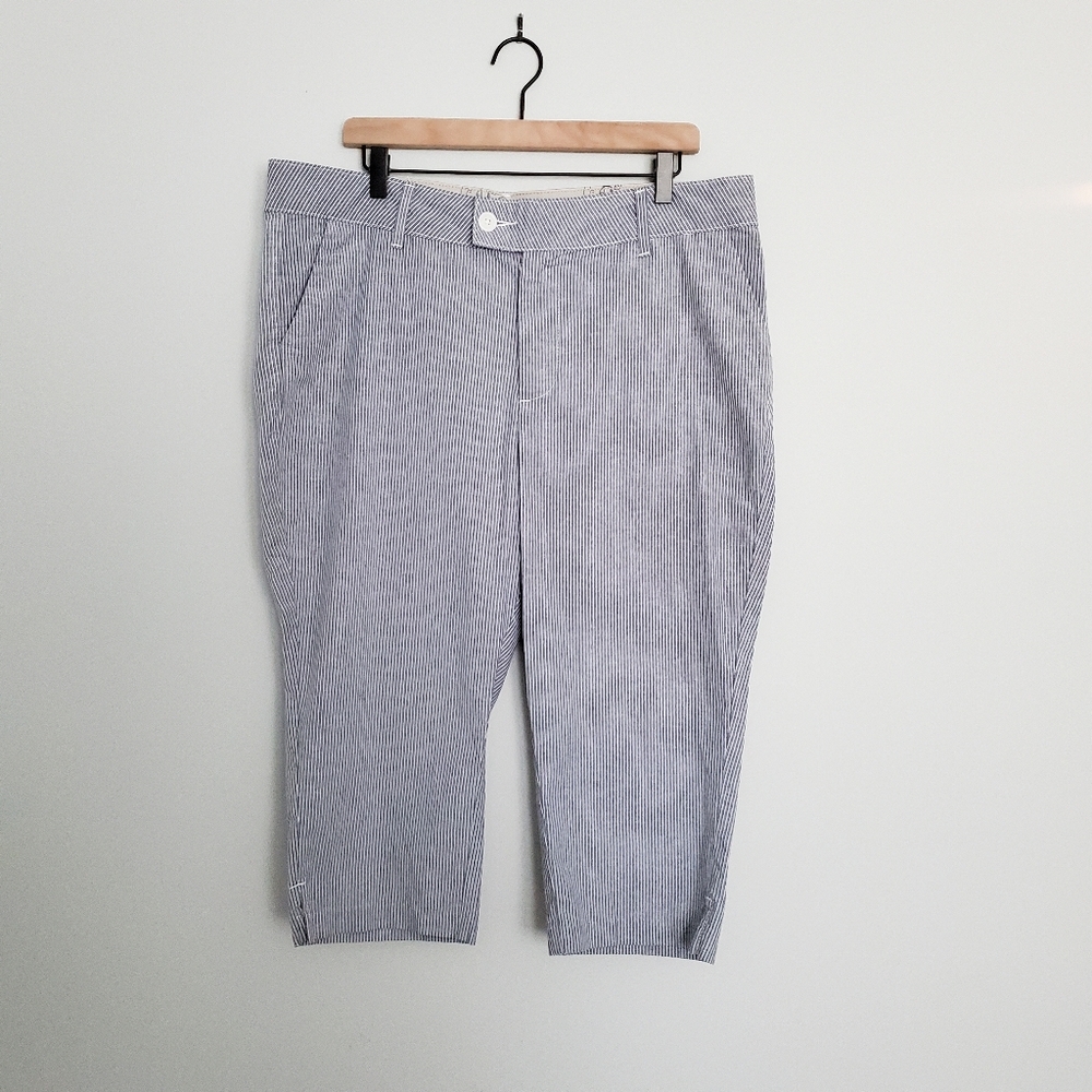 Riders by Lee striped cotton ankle pant